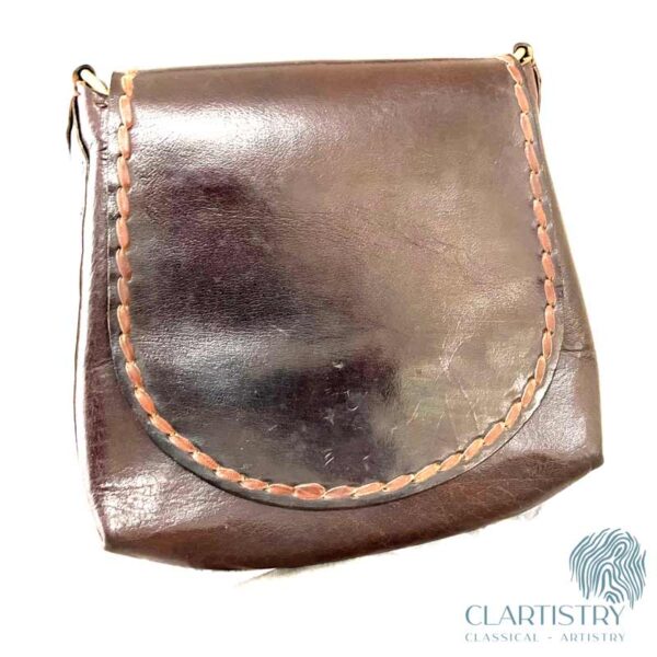 Elongated Postman Sling Purse